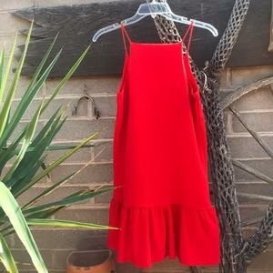 Zara red dress